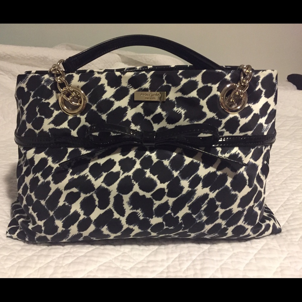 Kate Spade Black and White Shoulder Bag